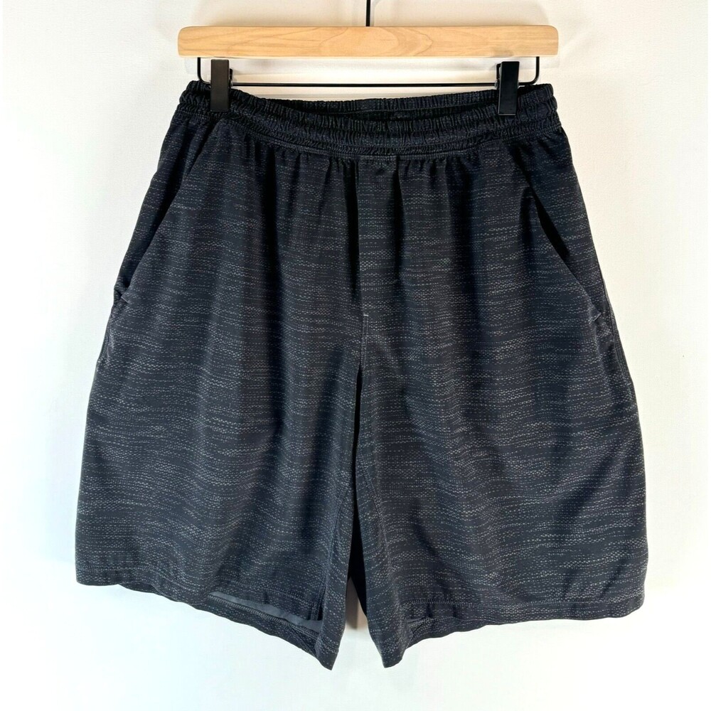 Lululemon Mens Shorts Gray Pace Breaker Pull On Stretch Athletic Gym Size Large